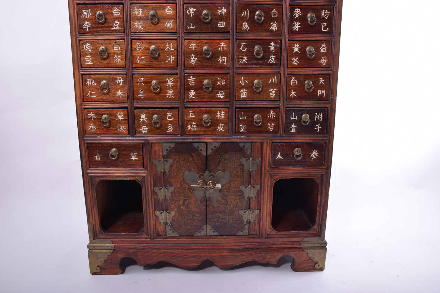 Sztuka Chin komoda apteczna 32 szuflady w kształcie pagody 80x67x25cm