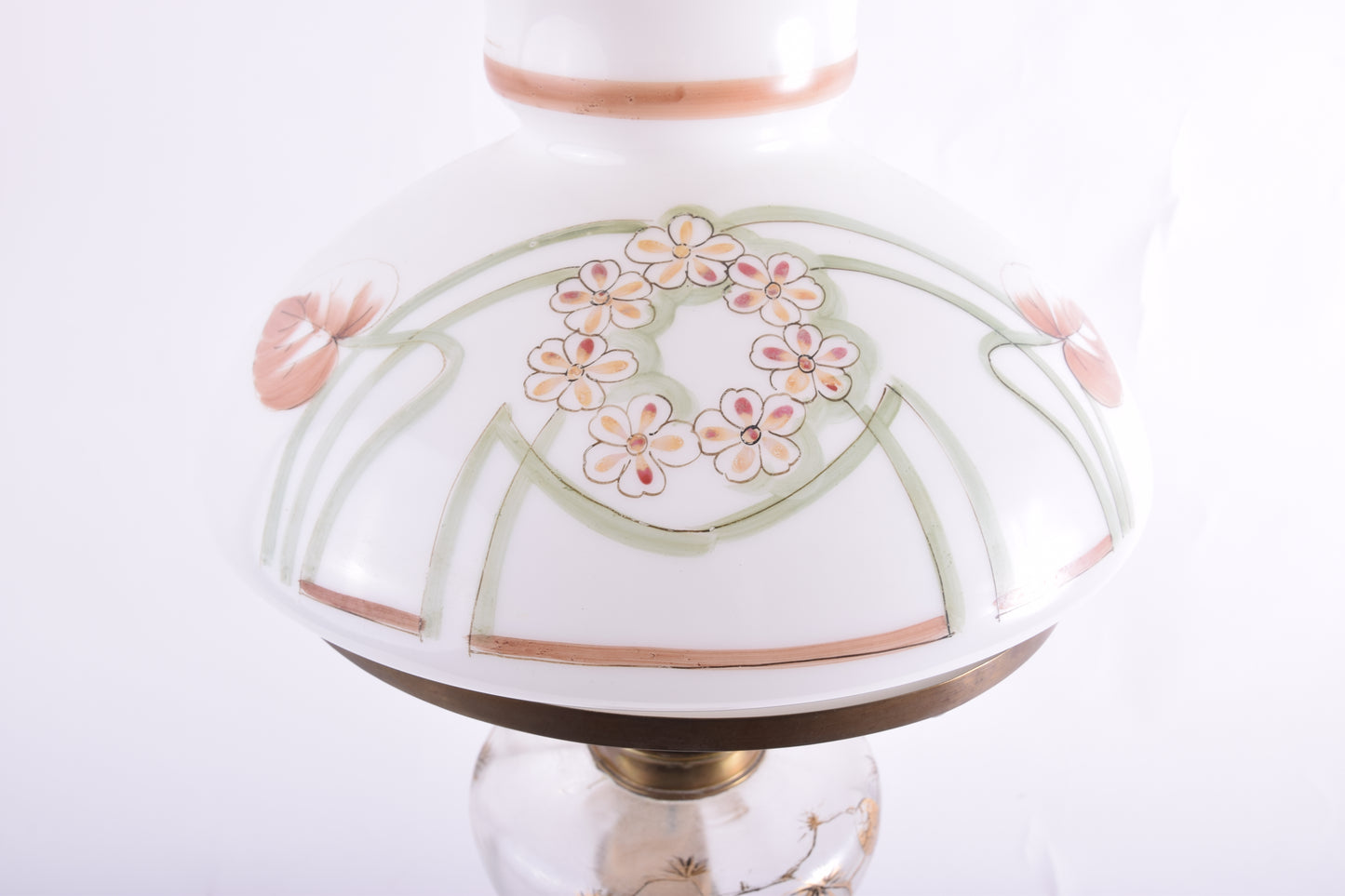 Zabytkowa lampa naftowa Wilhelm Jonas Berlin – oryginał XIX / XX w 65 cm