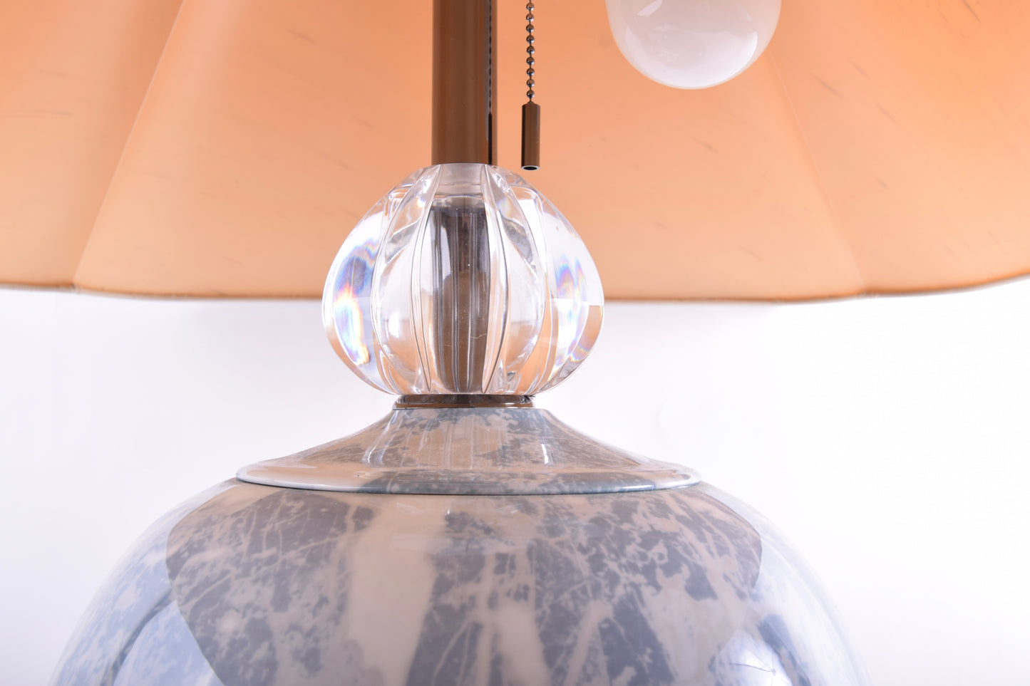 Lampa stołowa Mangani – porcelana artystyczna wys. 80 cm średnica 60 cm