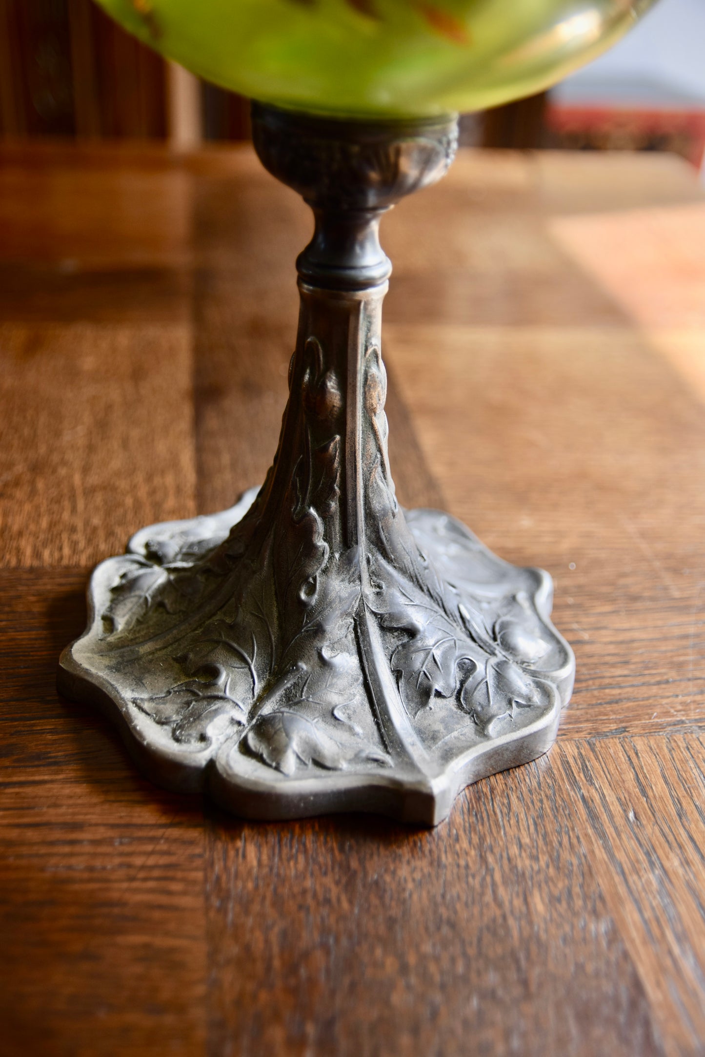 Lampa naftowa Ditmar Wien secesja oryginał 1900r 55cm