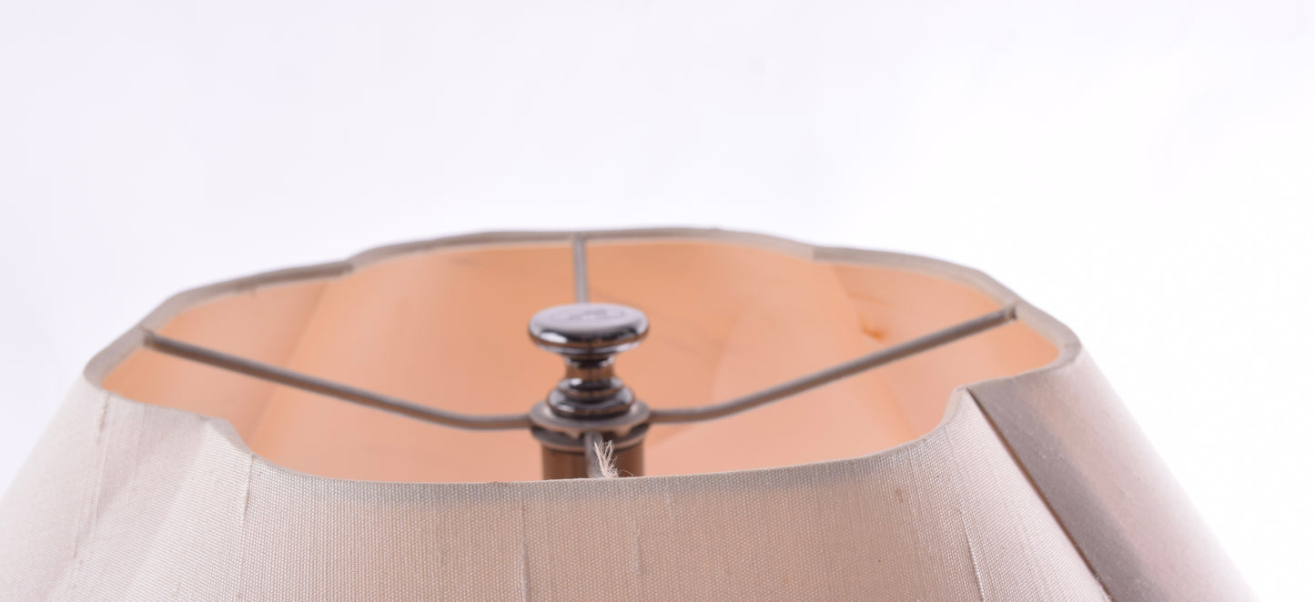 Lampa stołowa Mangani – porcelana artystyczna wys. 80 cm średnica 60 cm