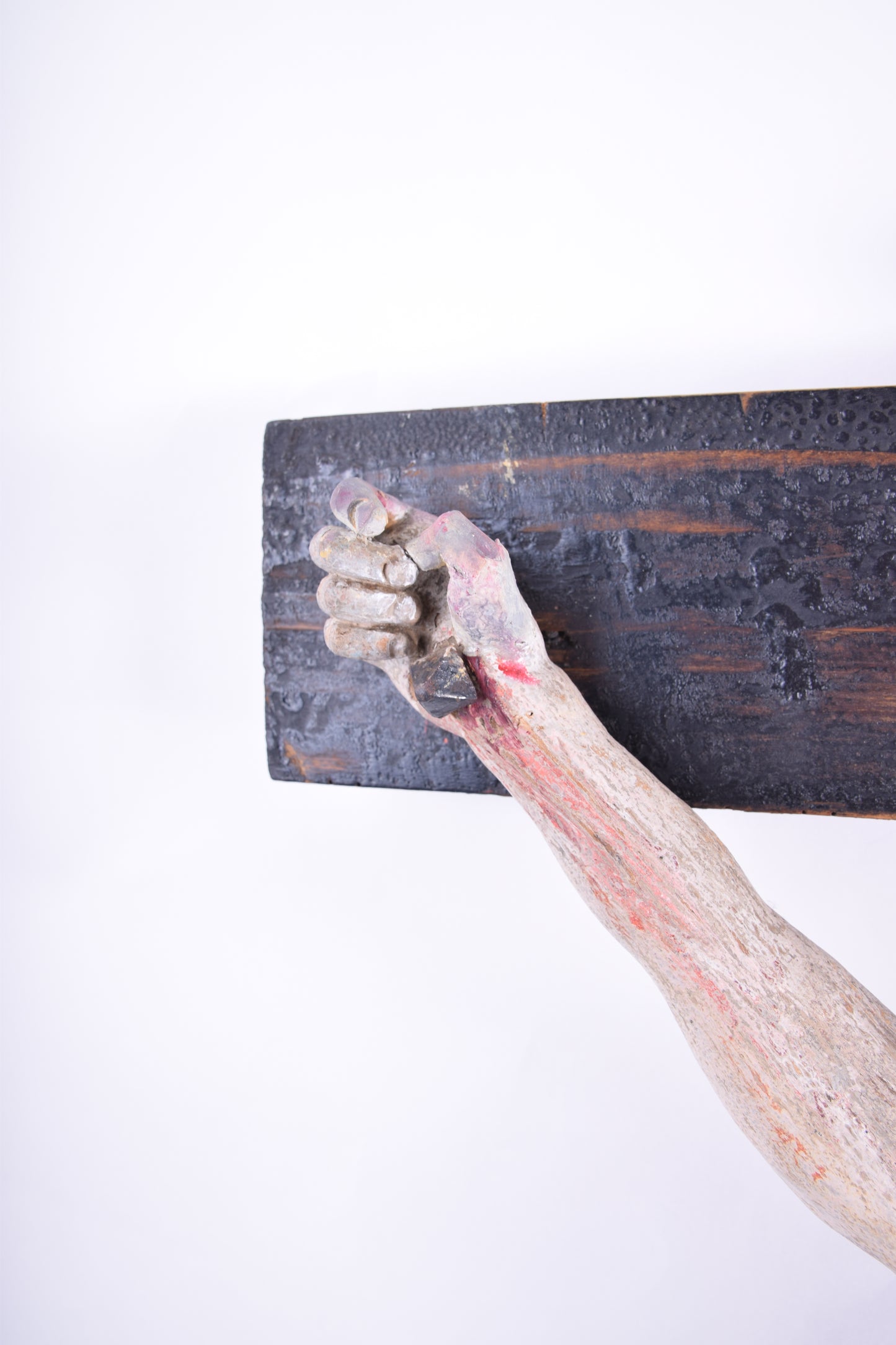 Duży krzyż Chrystus na krzyżu rewelacyjna rzeźba XIX wiek 124 cm