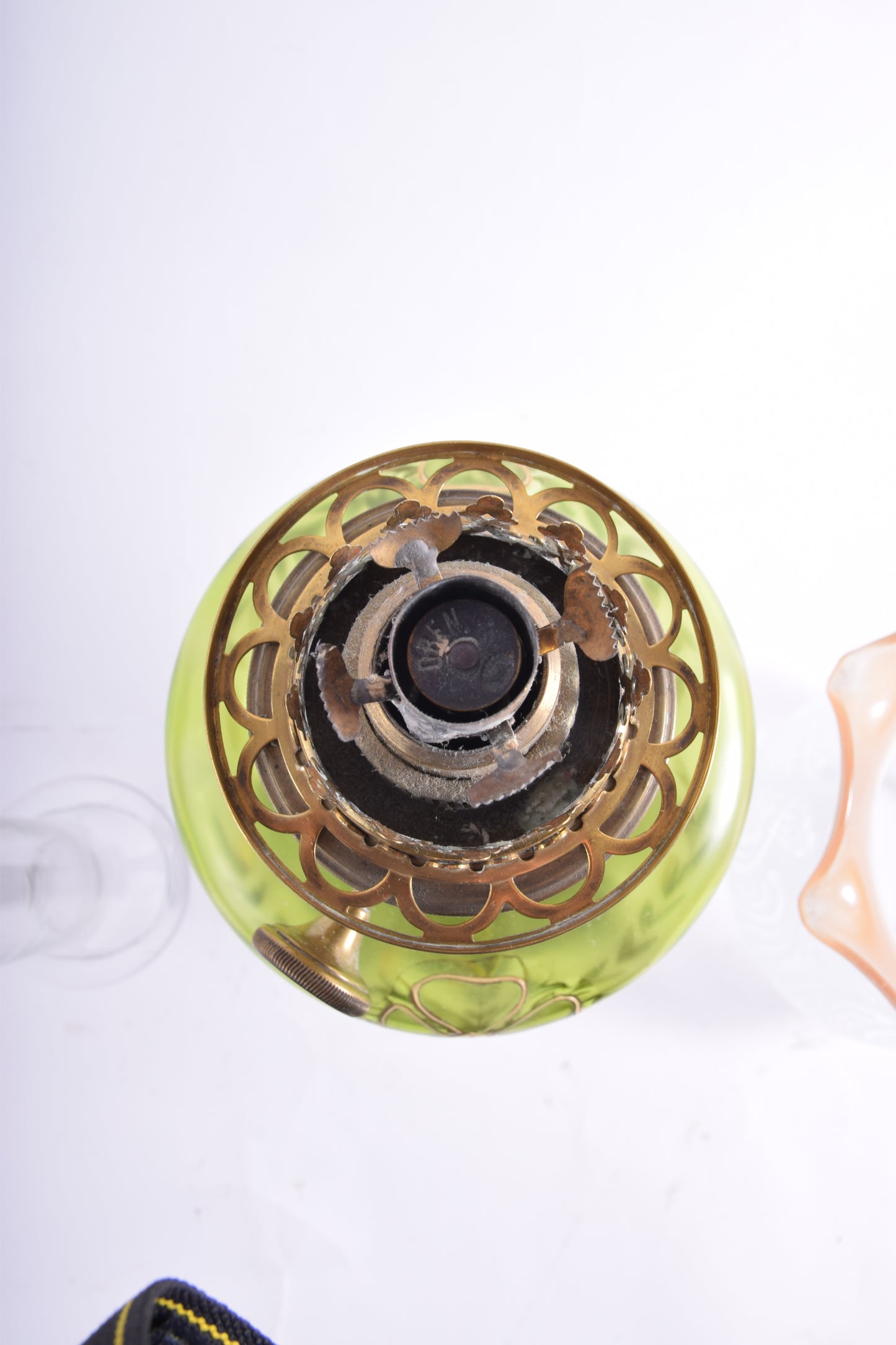 Lampa naftowa Ditmar Wien secesja oryginał 1900r 55cm