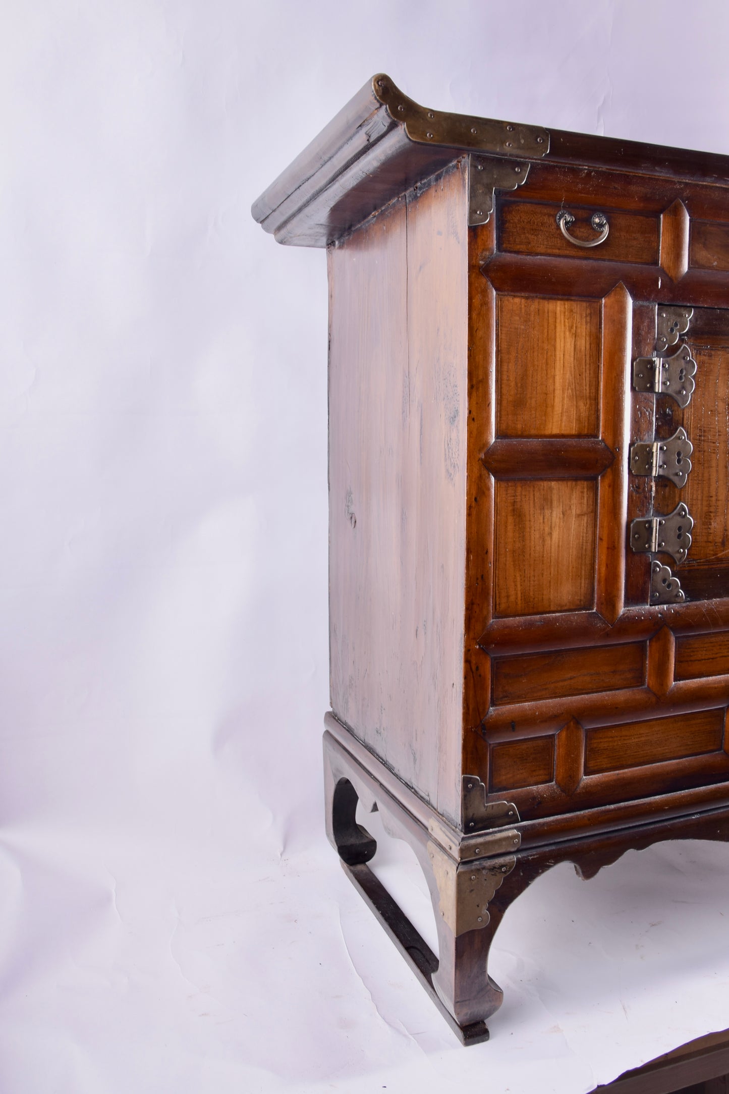 Sztuka Korei zgrabna komoda w kształcie pagody z jedną komorą 104x87x40 cm