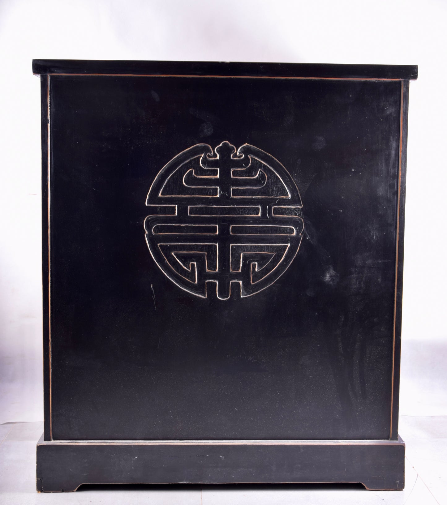 Sztuka Chin reprezentacyjna komoda z mandalą półkami w drzwiach 96x10x50cm