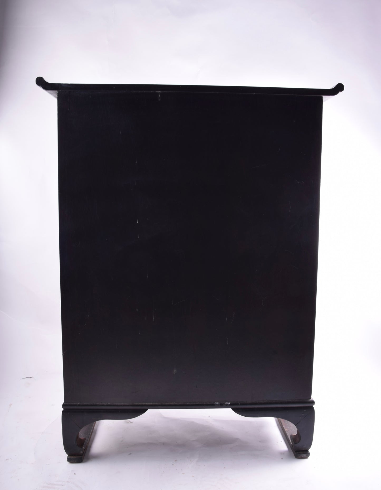 Sztuka Chin komoda apteczna czarna 46 szuflad solidne drewno 97x74x30cm