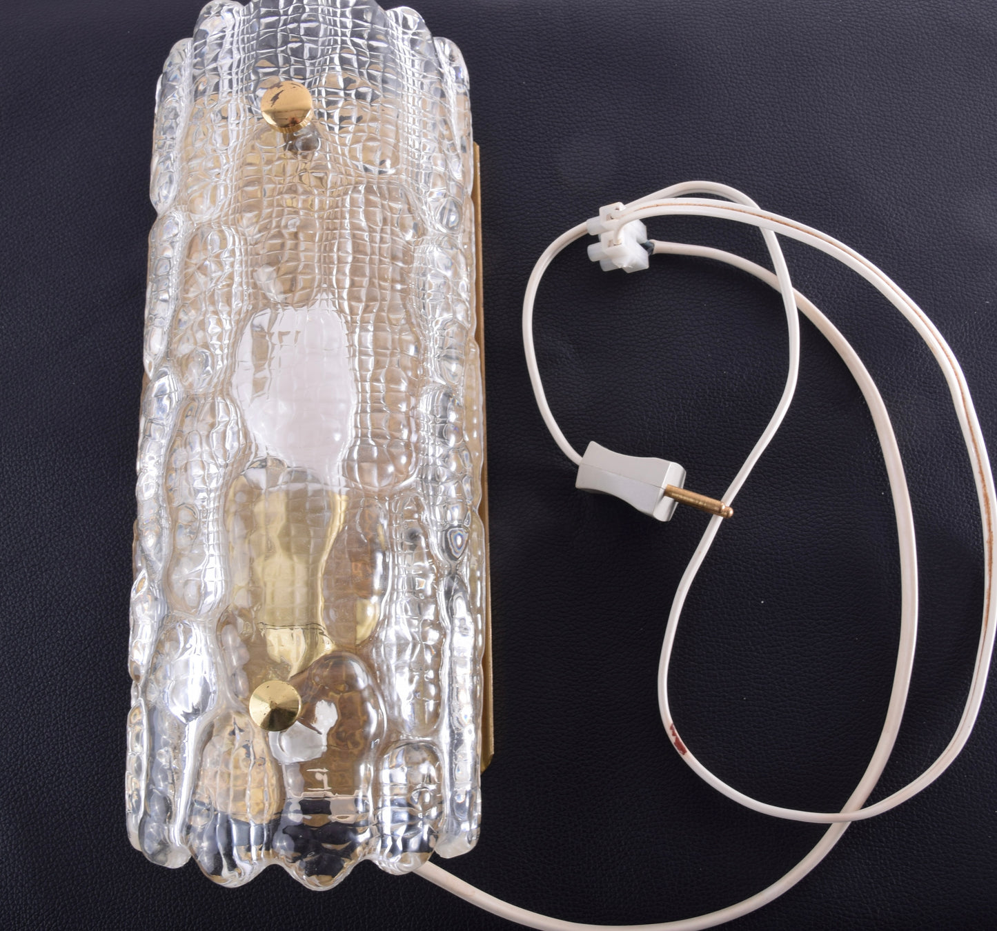 Para oryginalnych kinkietów Carl Fagerlund, Szwecja, lata 60 28x12cm