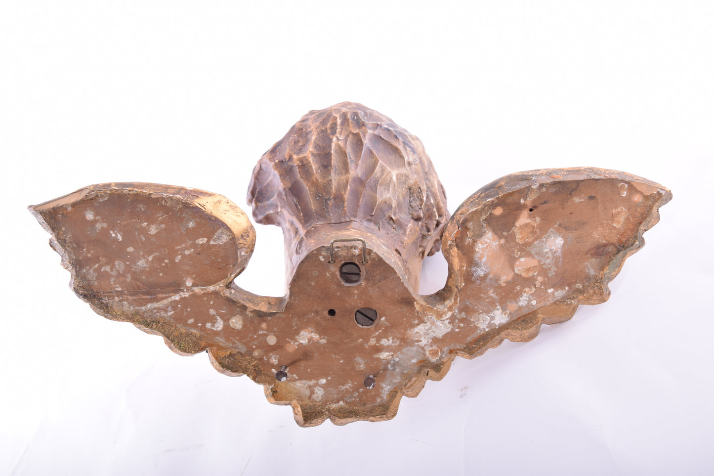 Głowa anioła barokowa do powieszenia II poł XIX wieku 37x22 x17cm
