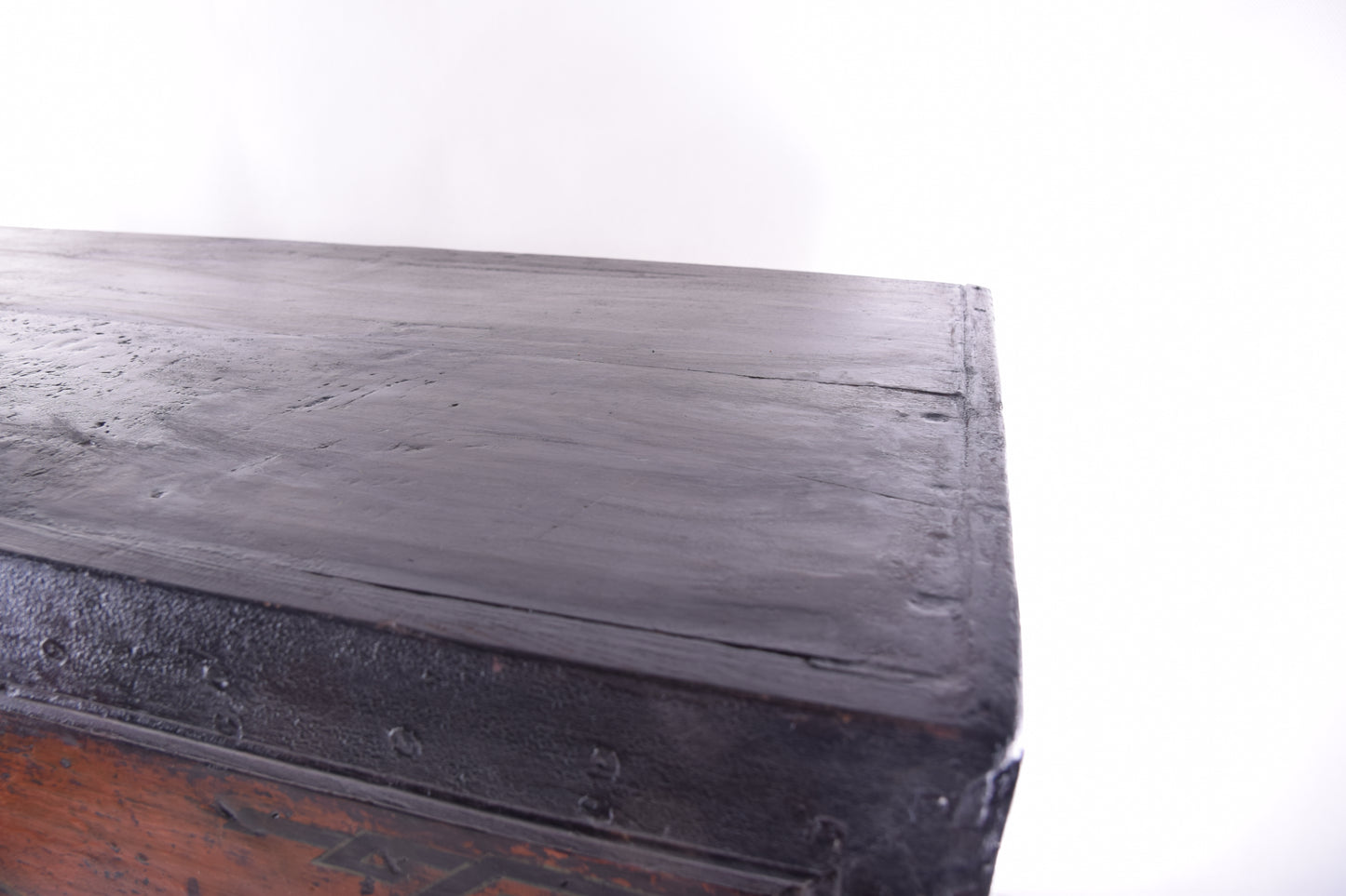 Sztuka Chin solidna malowana komoda z Mandarynem XIX wiek 98x86x37 cm
