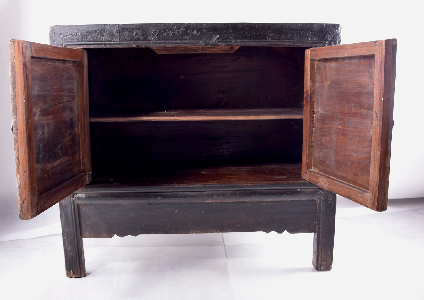 Sztuka Chin solidna malowana komoda z Mandarynem XIX wiek 98x86x37 cm