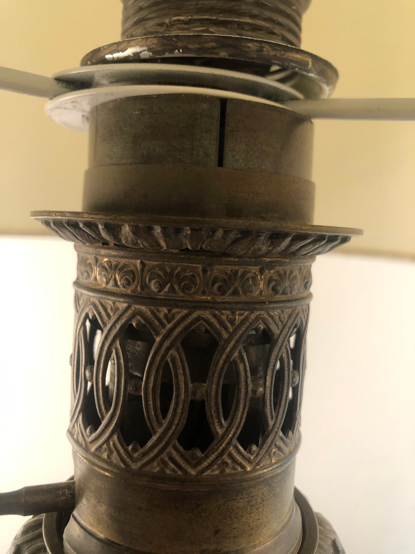 Lampa stołowa z porcelanowym korpusem Japonia Meiji/Taisho 1890–1920 70 cm