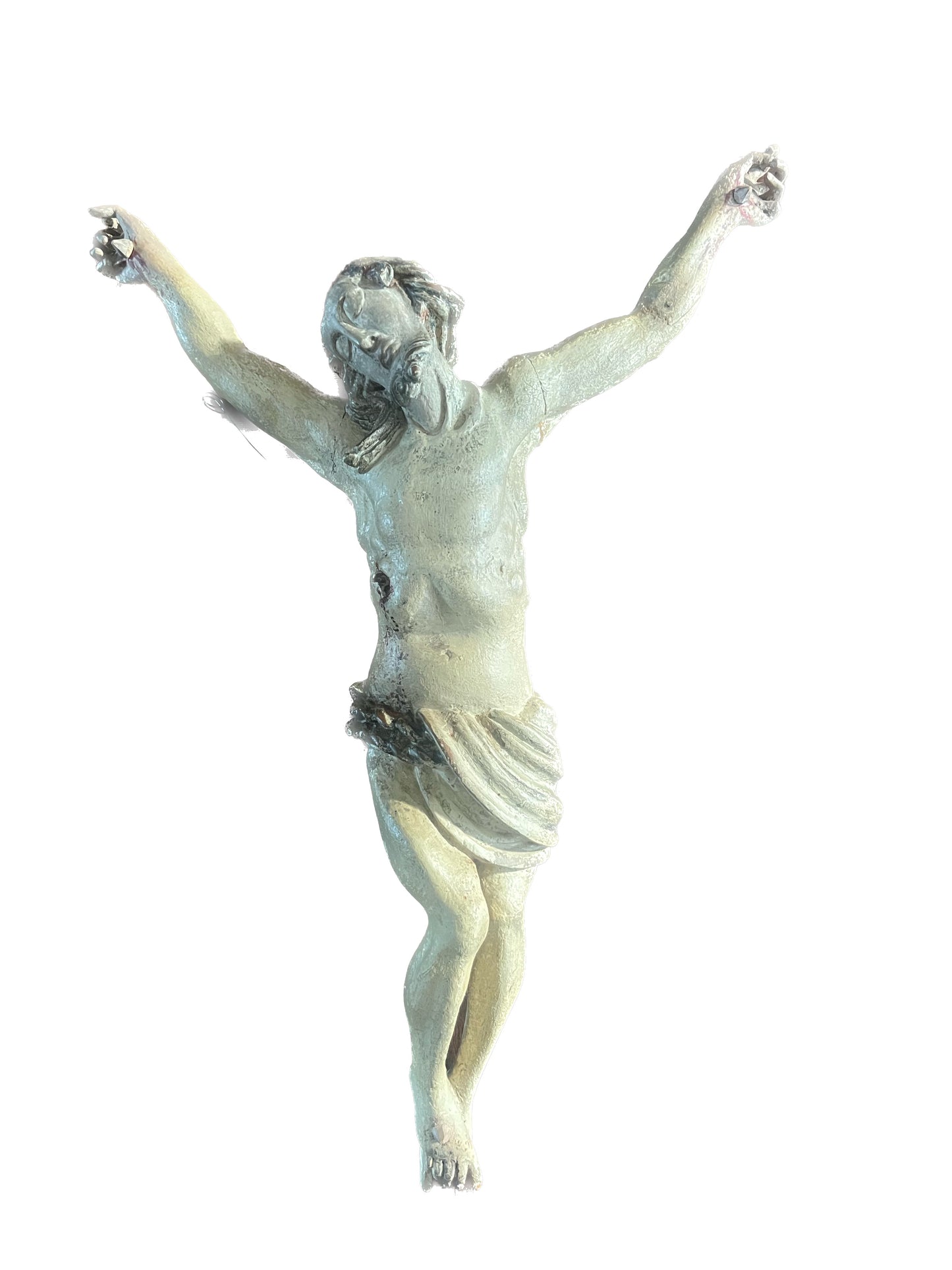 Chrystus ukrzyżowany rzeźba w drewnie lipowym XVIII wiek 70x47 cm
