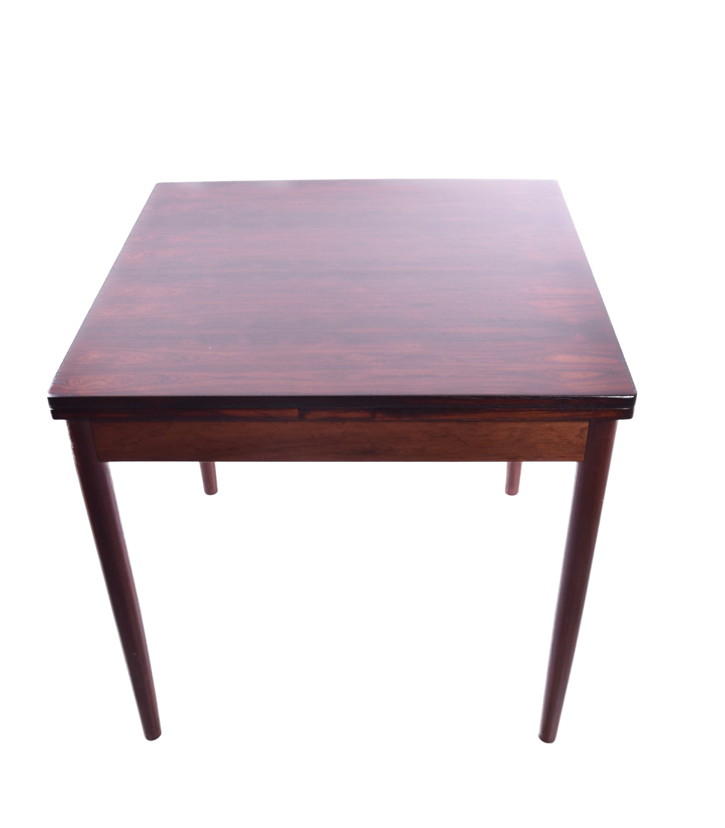 Stół rozkładany w stylu skandynawskiego modernizmu 60 XX wieku 80x80x150cm