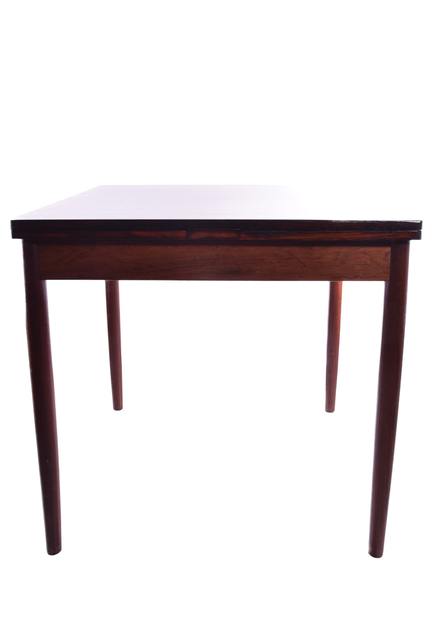 Stół rozkładany w stylu skandynawskiego modernizmu 60 XX wieku 80x80x150cm