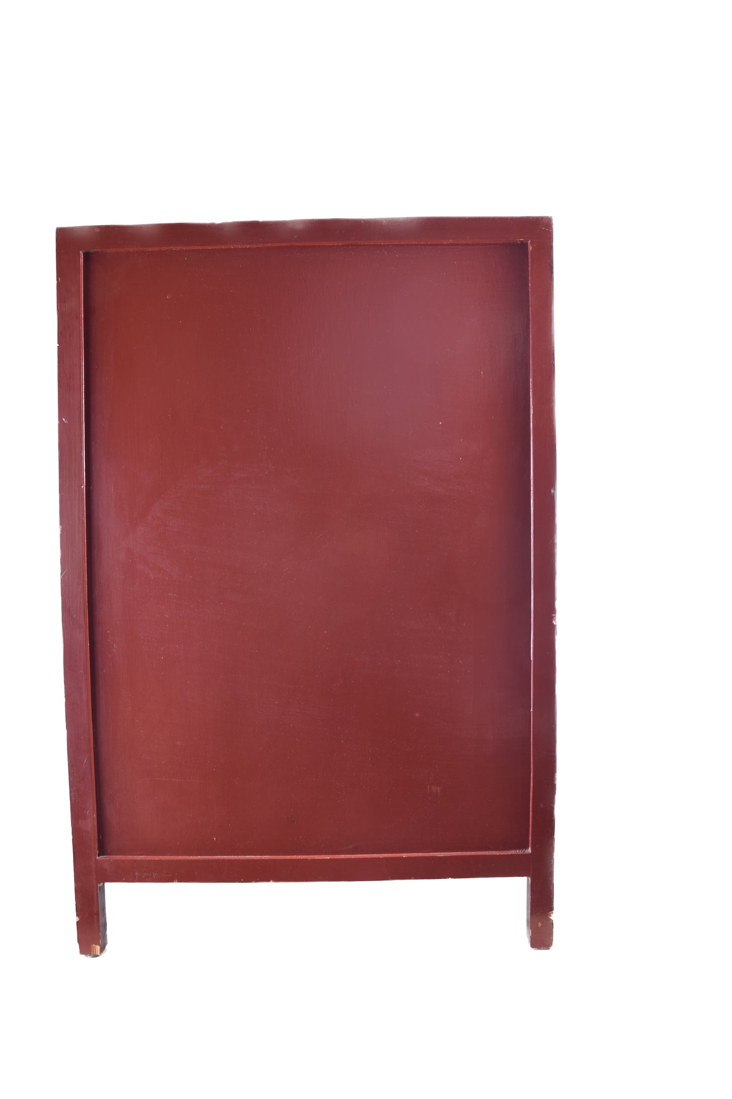 Chińska szafka złocona rzeźbiona – sceny wojowników 92x61x30cm