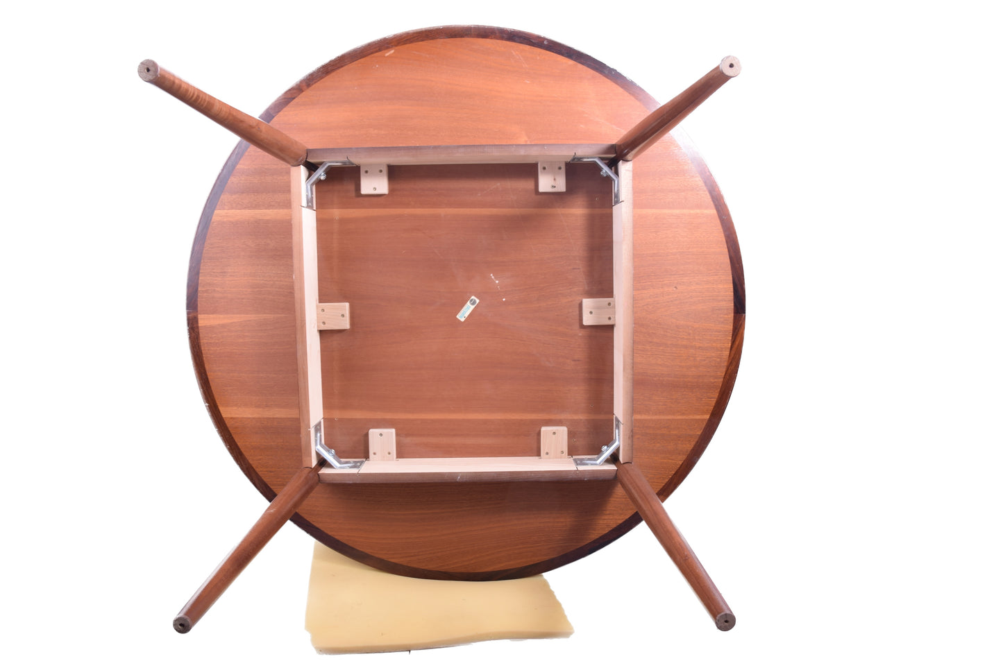 Kpl stół i 4 krzesła palisander Dania – Schønning & Elgaard 1960r 120 cm