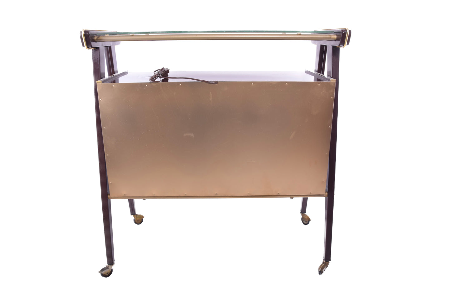 Barek RAMA podświetlany Włochy Mid-Century Modern lata 50./60. 80x84x42 cm