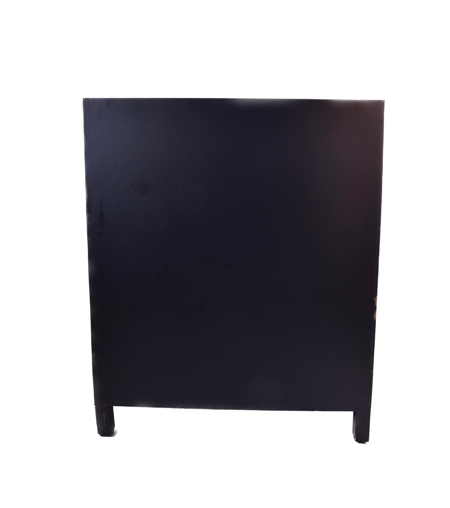 Orientalna komoda zgrabna w stylu chińskim czarna II p XXw 73x90x26 cm