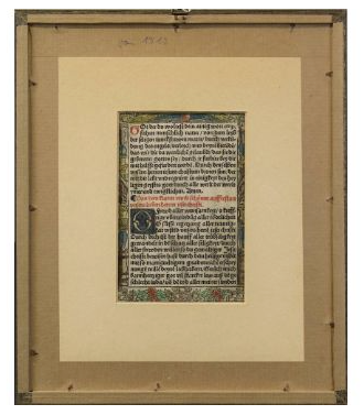 Dwa drzeworyty Hortulus Animae Chrystus i Madonna Norymberga 1510/1520 rok