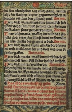 Dwa drzeworyty Hortulus Animae Chrystus i Madonna Norymberga 1510/1520 rok
