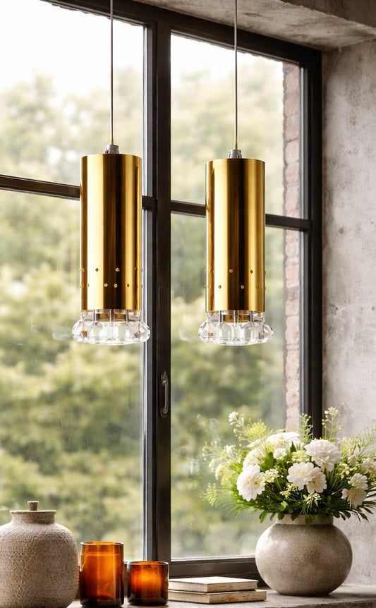 Para klimatycznych lampek miękkie światło mid-century mosiądz szkło, lata 60/70