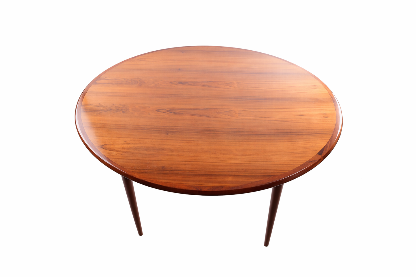 Kpl stół i 4 krzesła palisander Dania – Schønning & Elgaard 1960r 120 cm