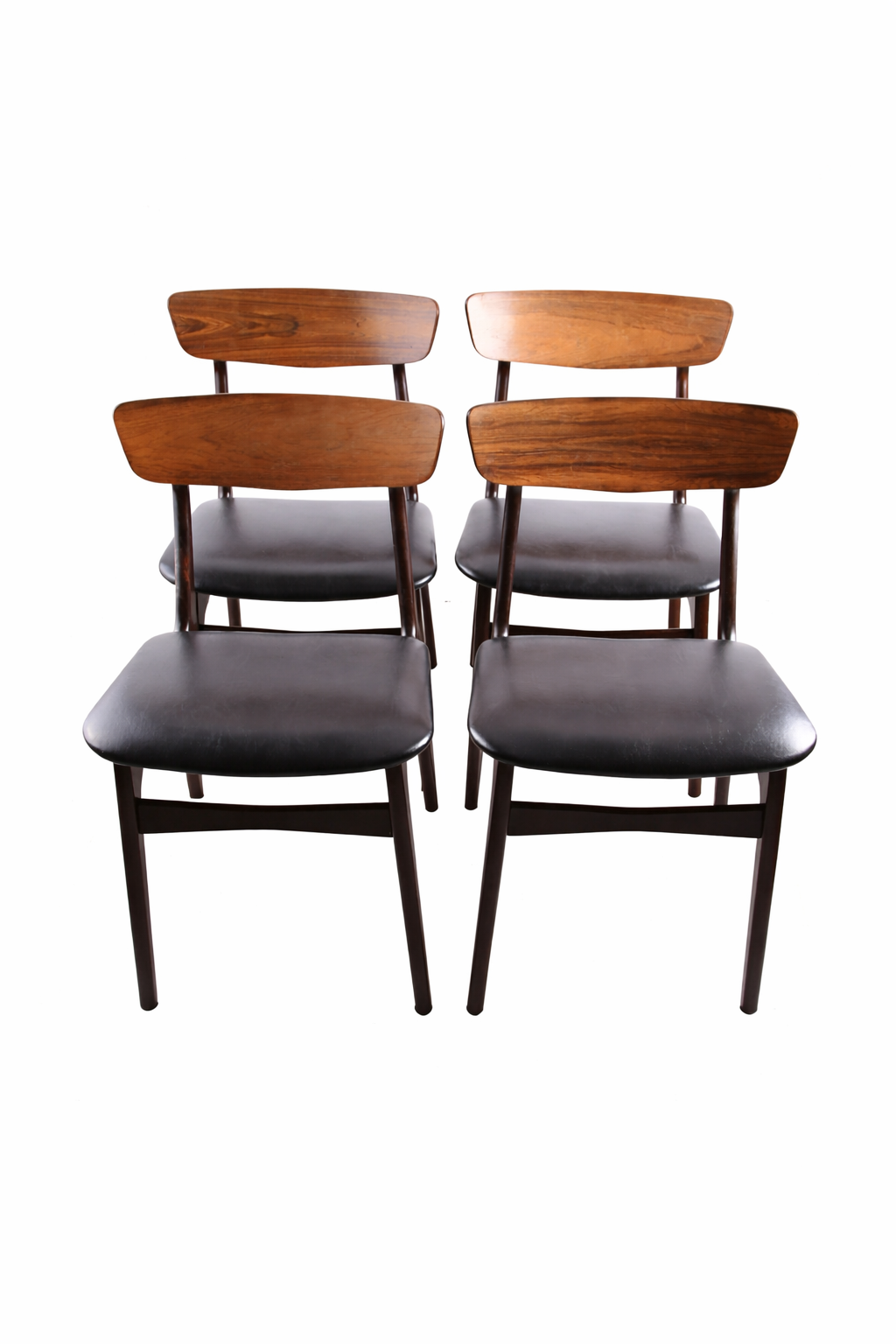 Kpl stół i 4 krzesła palisander Dania – Schønning & Elgaard 1960r 120 cm