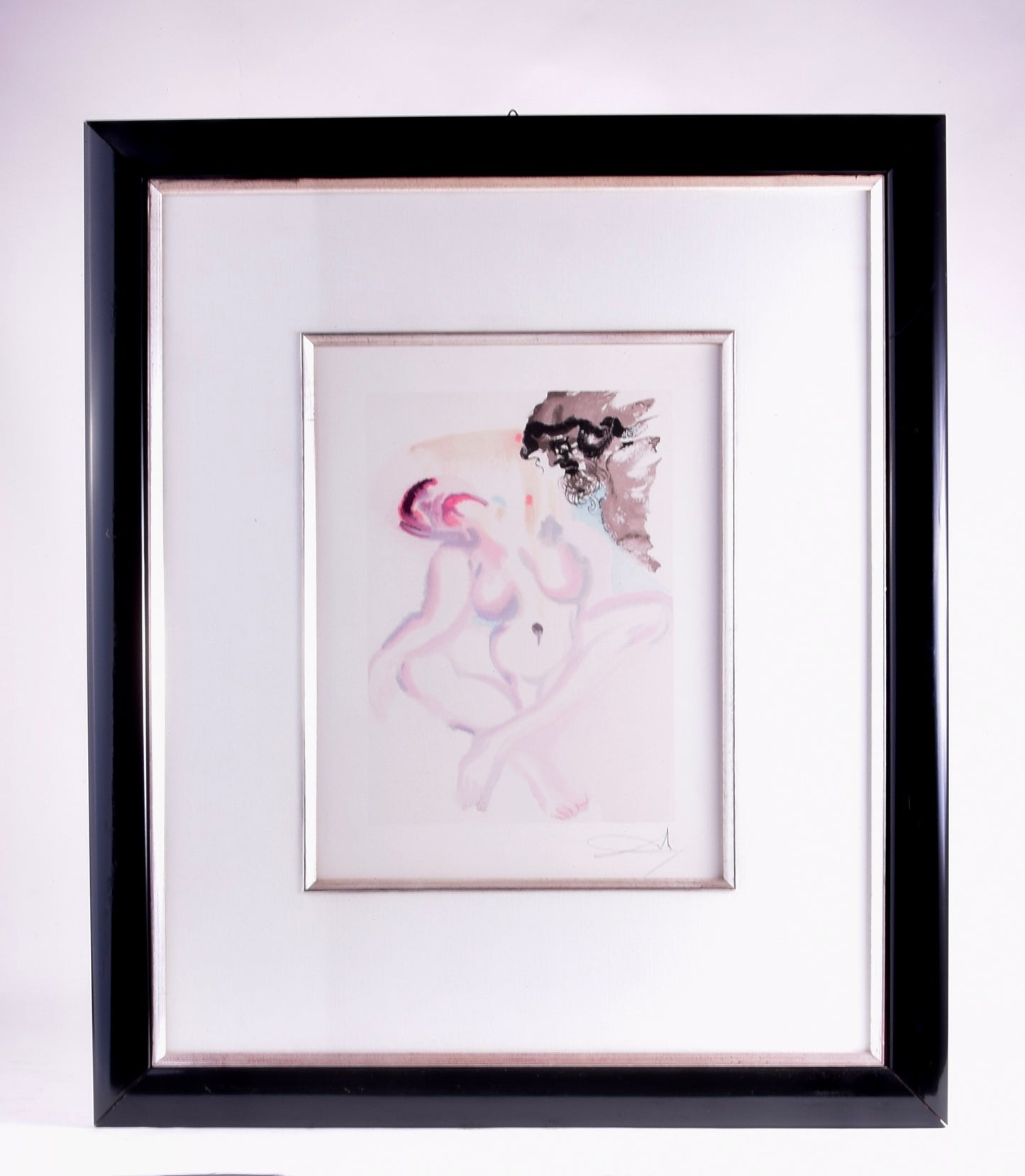 Salvador Dali Ospałość drzeworyt barwny 26x33(50x60)cm