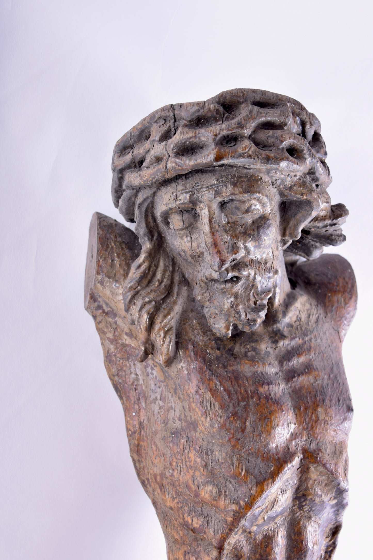 Chrystus rzeźba w dębie XVII wiek 63 cm