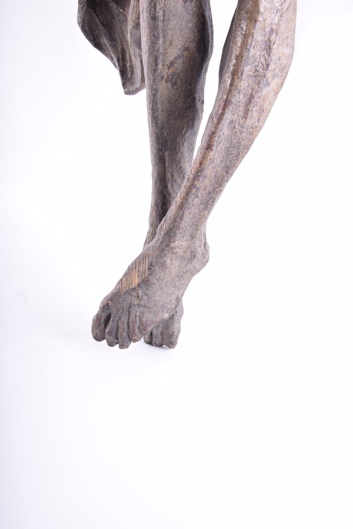 Chrystus rzeźba w dębie XVII wiek 63 cm