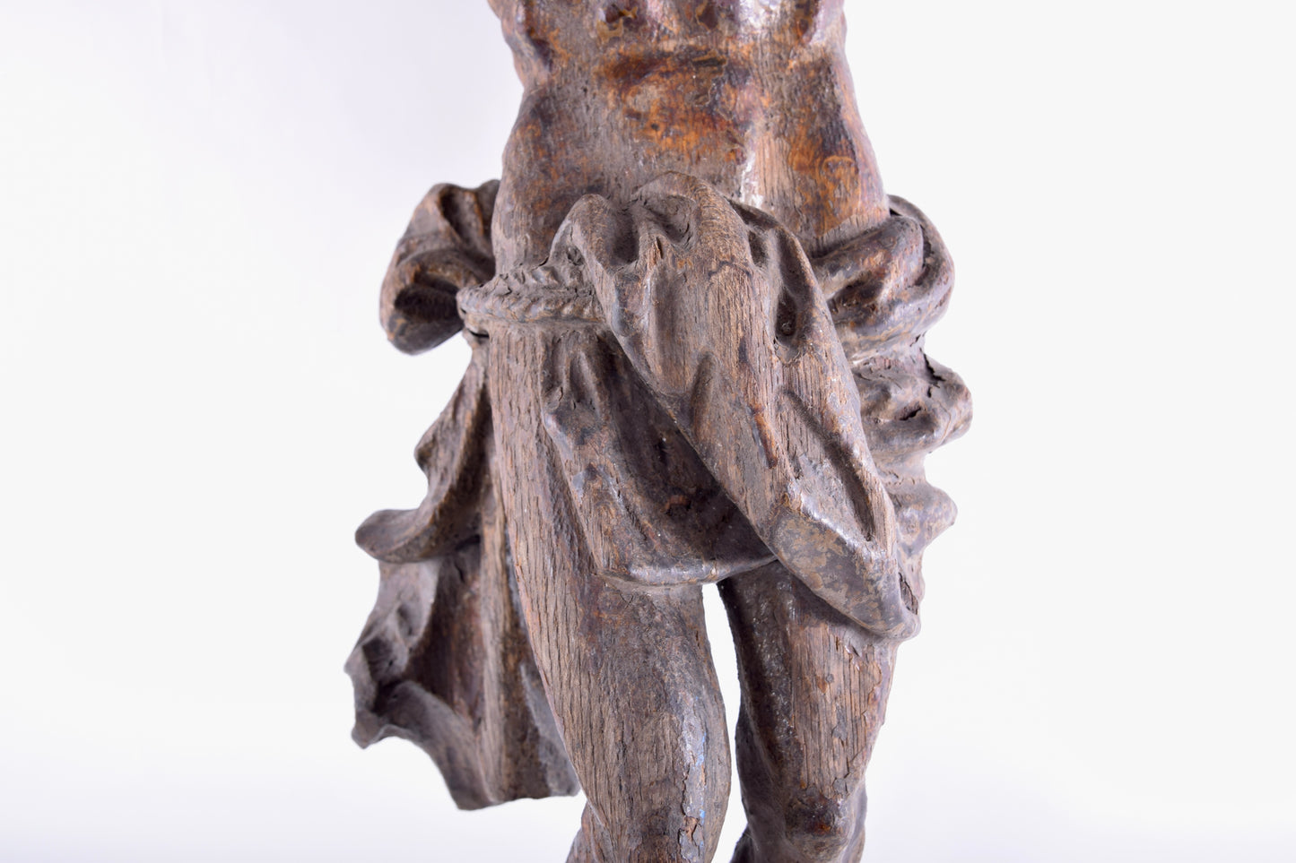 Chrystus rzeźba w dębie XVII wiek 63 cm