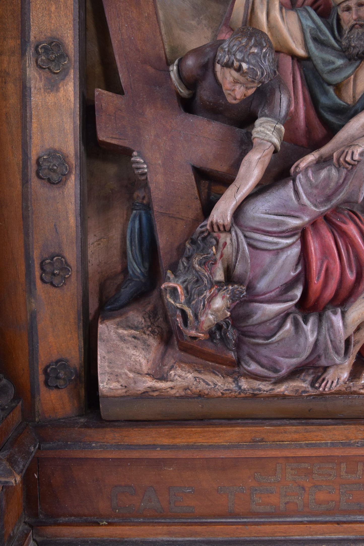 Stacja Drogi Krzyżowej – IX: Jezus po raz trzeci upada pod krzyżem XIX/XXw