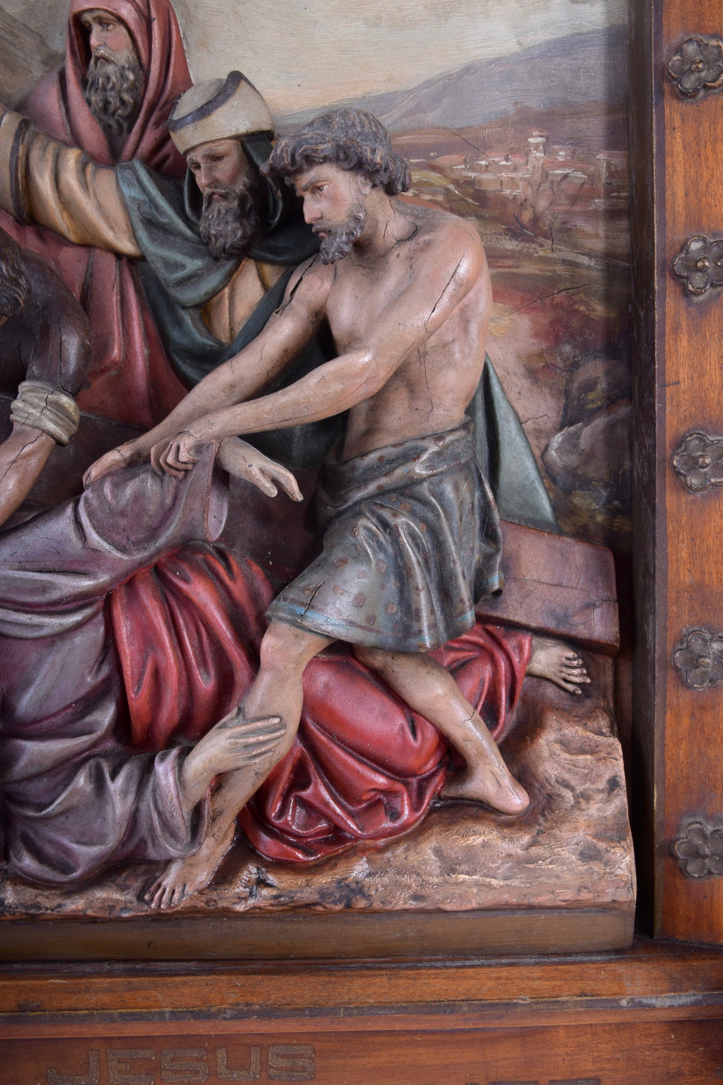 Stacja Drogi Krzyżowej – IX: Jezus po raz trzeci upada pod krzyżem XIX/XXw