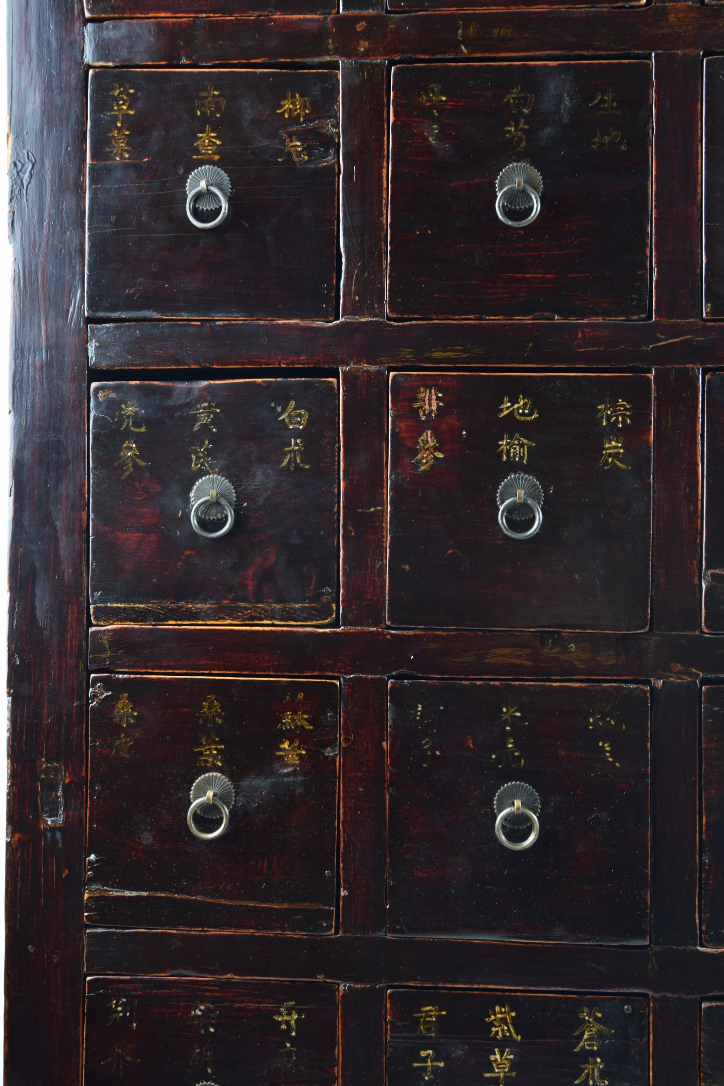 Duża oryginalna chińska szafa apteczna prawdopodobnie XIX/XX w 187x110x53cm