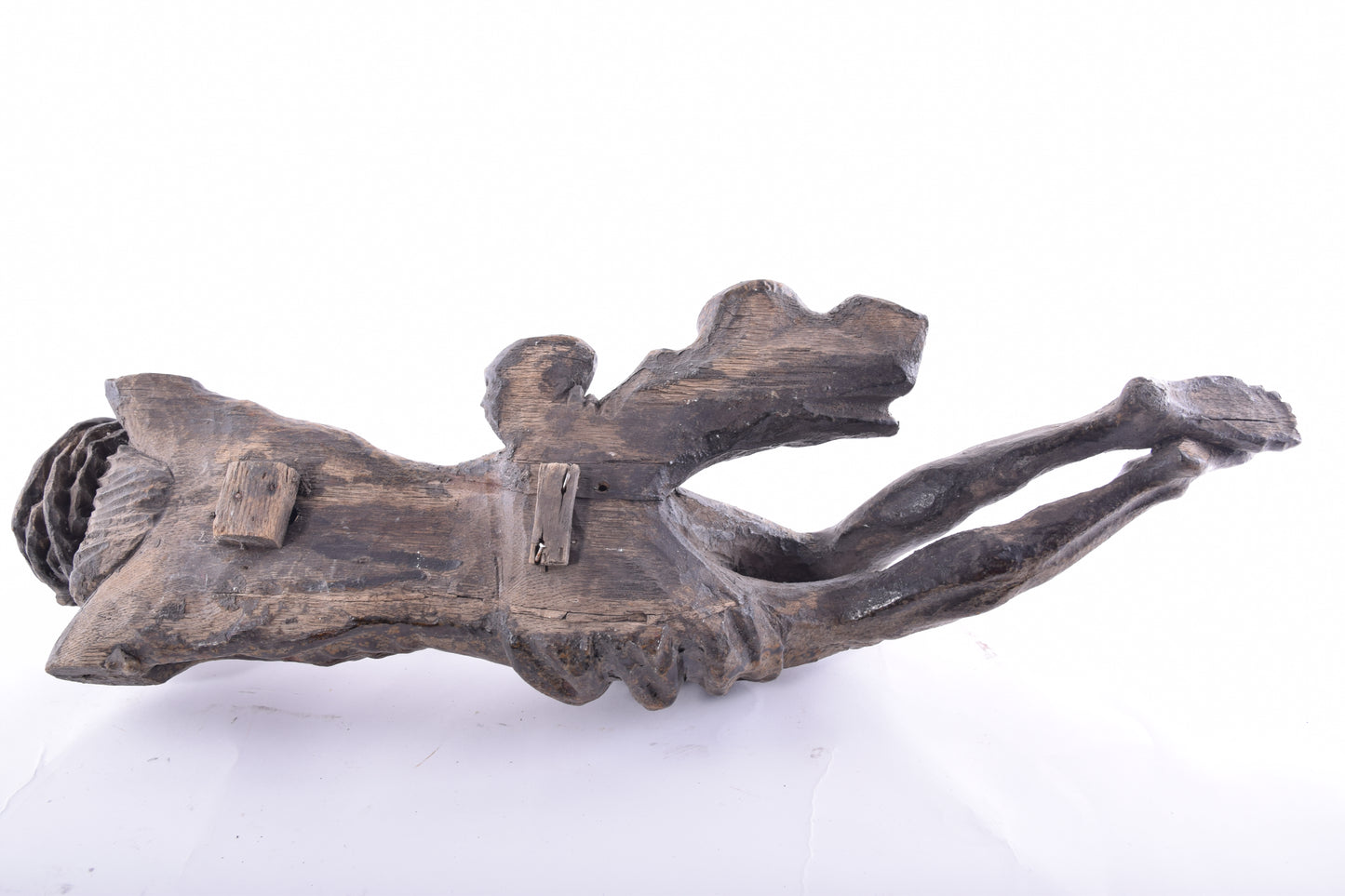 Chrystus rzeźba w dębie XVII wiek 63 cm