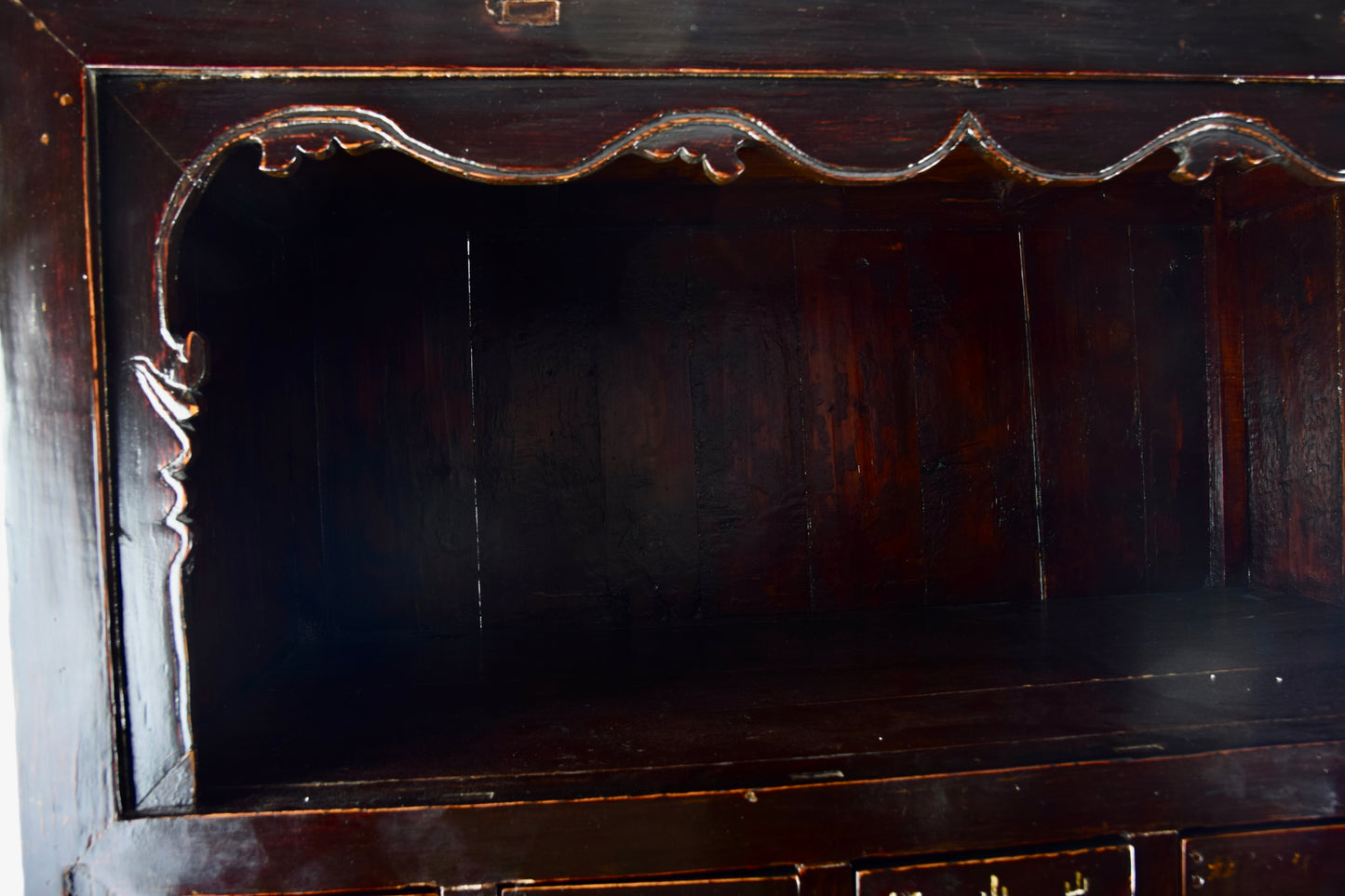 Duża oryginalna chińska szafa apteczna prawdopodobnie XIX/XX w 187x110x53cm