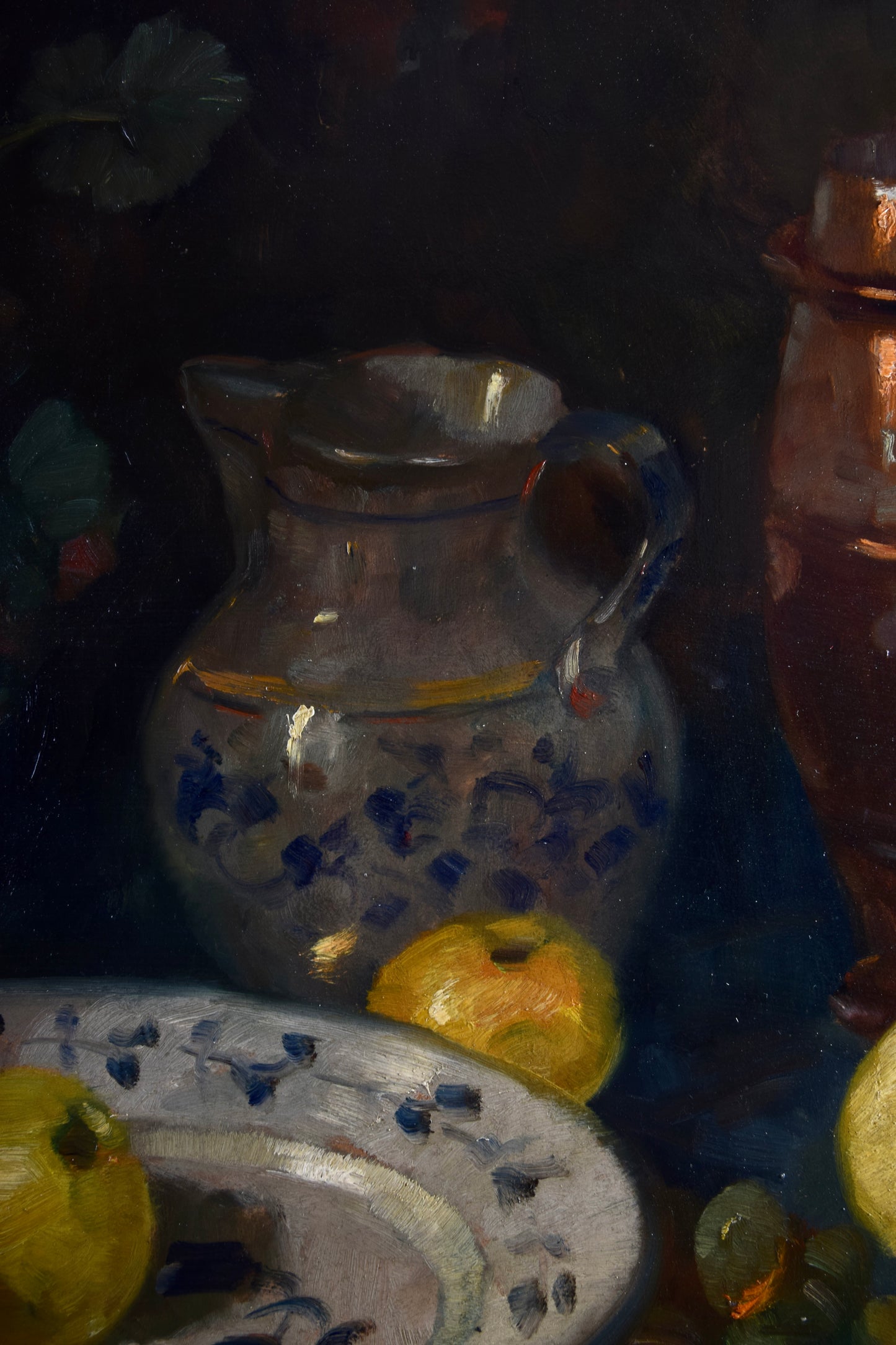 Oldřich Homoláč (1872–1957), Martwa natura z owocami, 1944 74x86cm