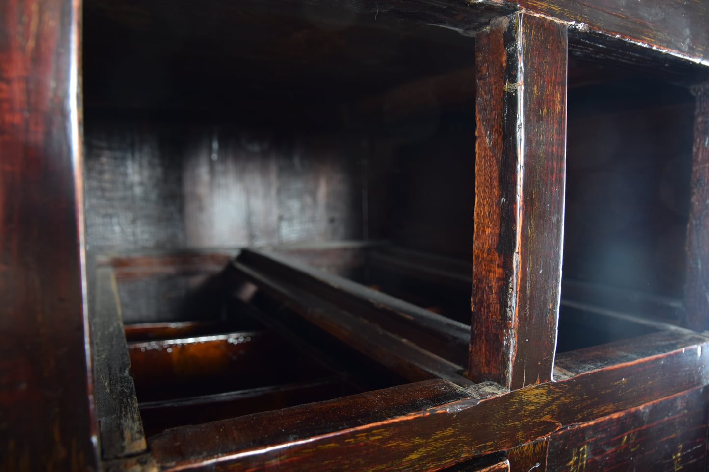 Duża oryginalna chińska szafa apteczna prawdopodobnie XIX/XX w 187x110x53cm