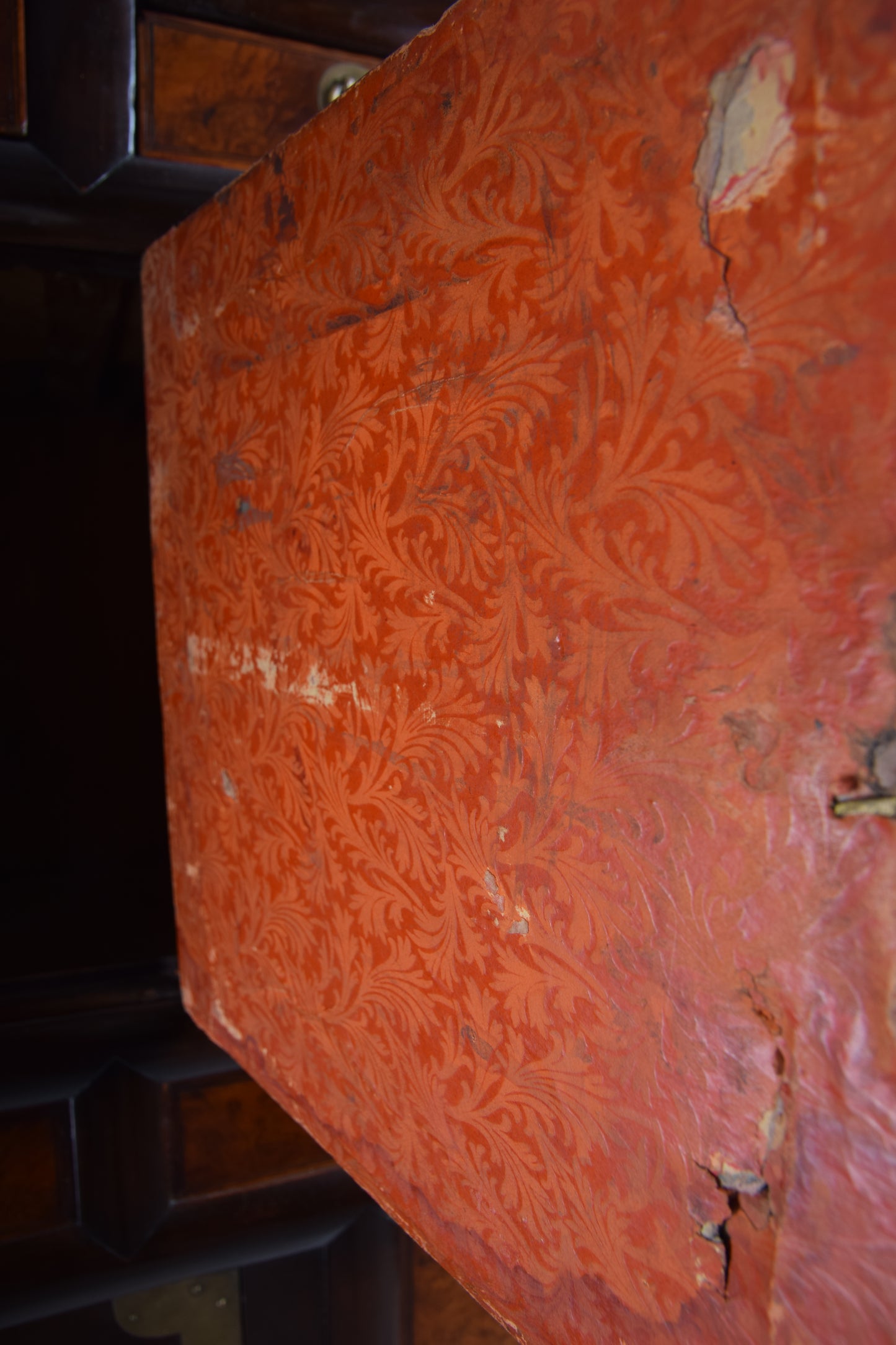 Komoda koreańska duża typu Bandaji orzech lata 1880-1910r 155x103x47 cm