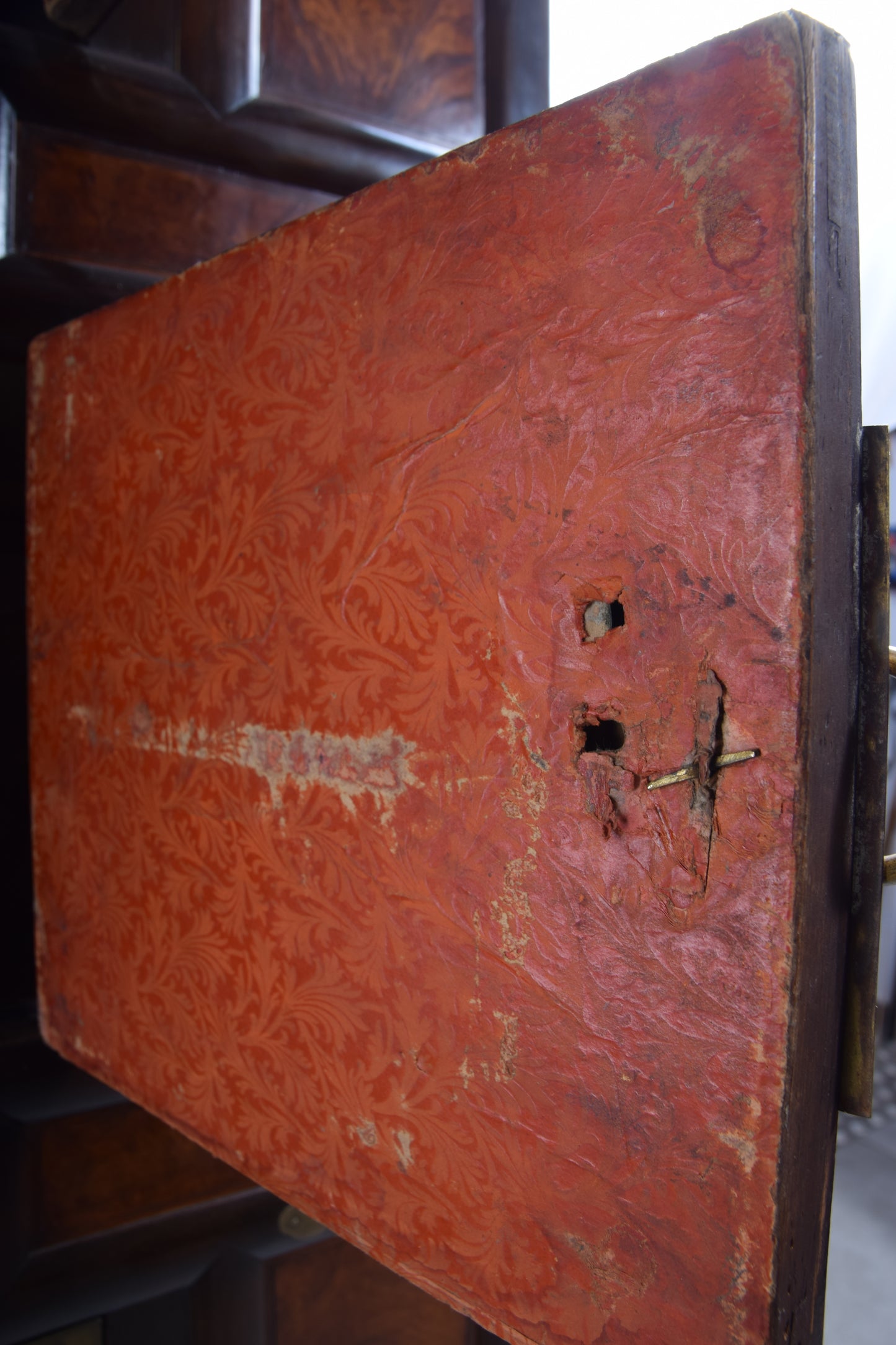 Komoda koreańska duża typu Bandaji orzech lata 1880-1910r 155x103x47 cm