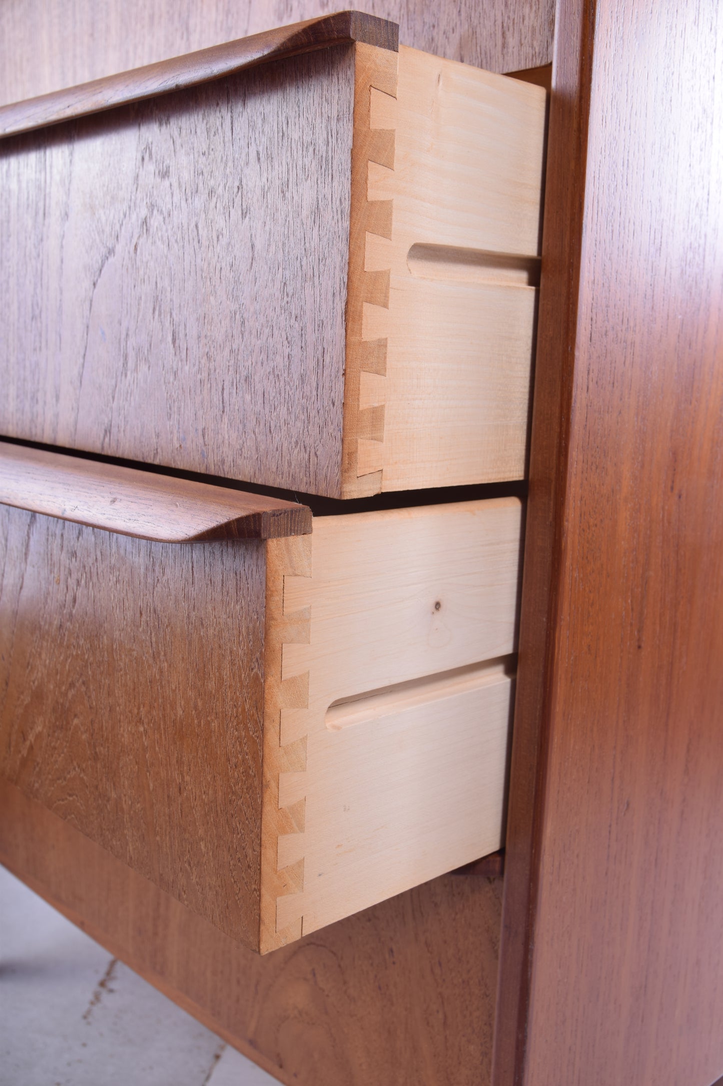 Komoda duńska teak – lata 60. – vintage / mid-century modern 120x80x43cm