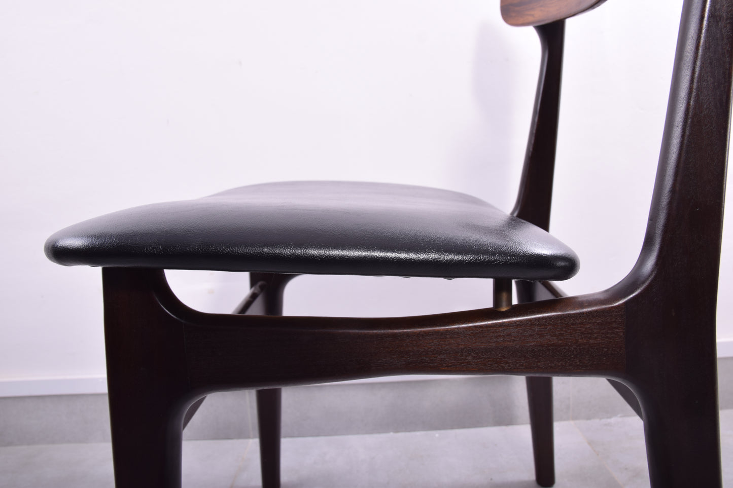 Zestaw 4 krzeseł duńskich Schøning & Elgaard z palisandru lata 60 78x46x46