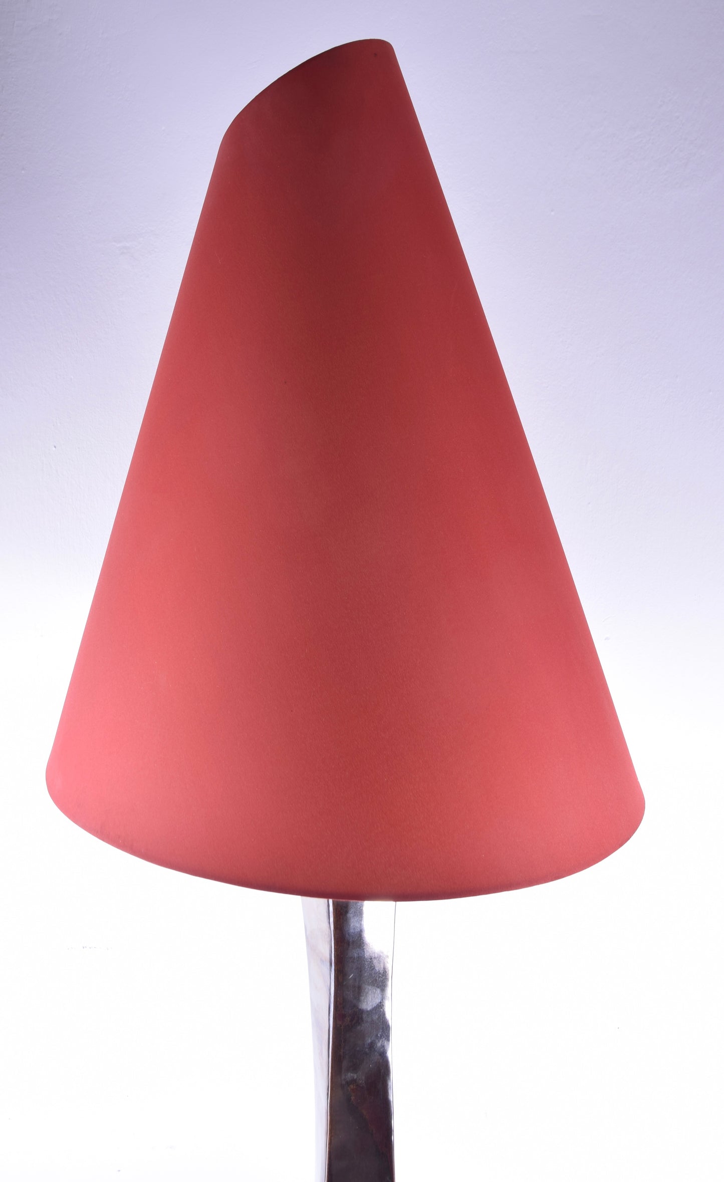 Lampa podłogowa 175 cm VATEA designerska, czerwona, nowoczesna forma 175cm
