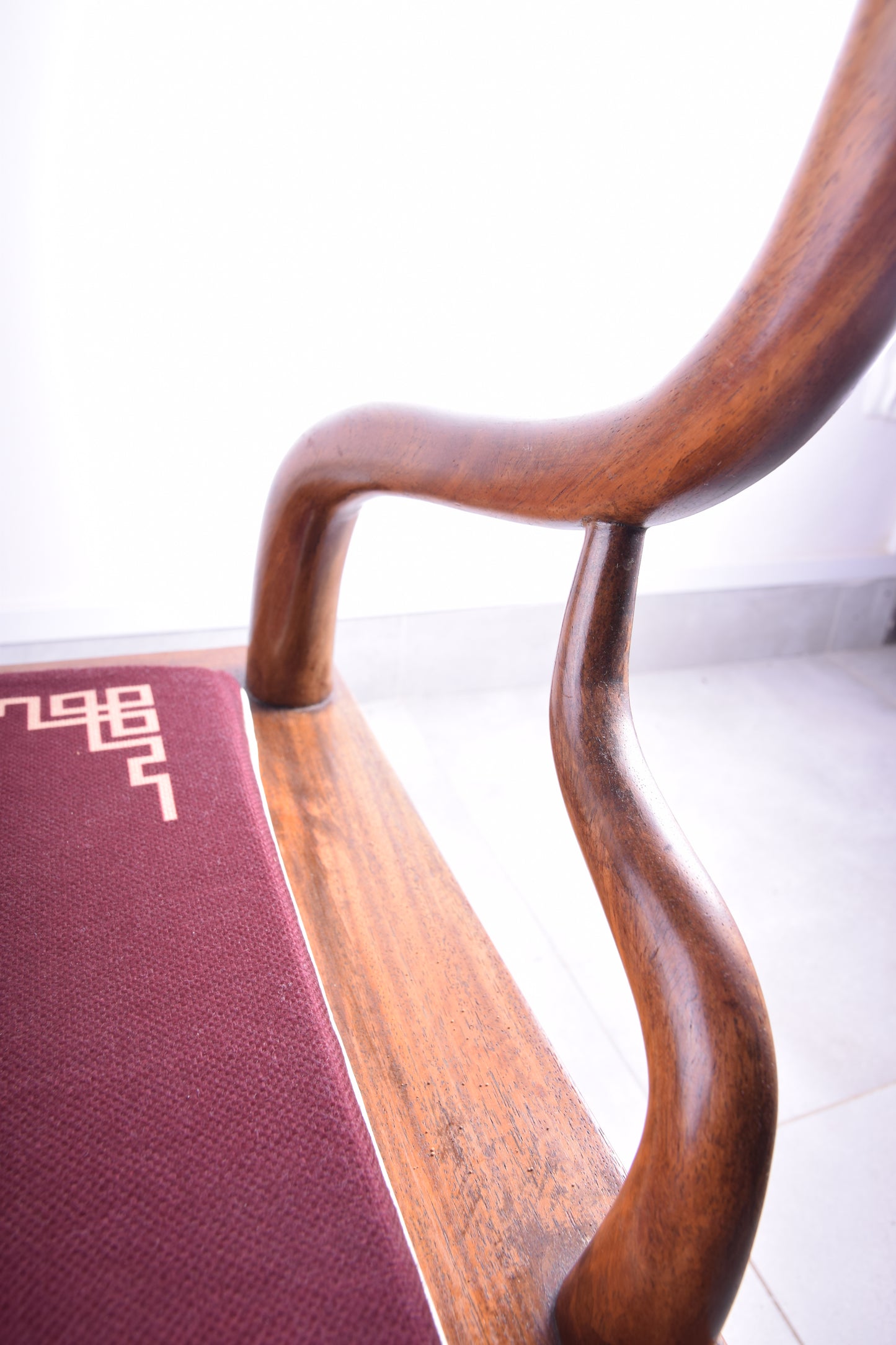 Fotel chiński typu „Podkowa” (Quanyi / Low Chair) I poł/XXw 75x70x60cm
