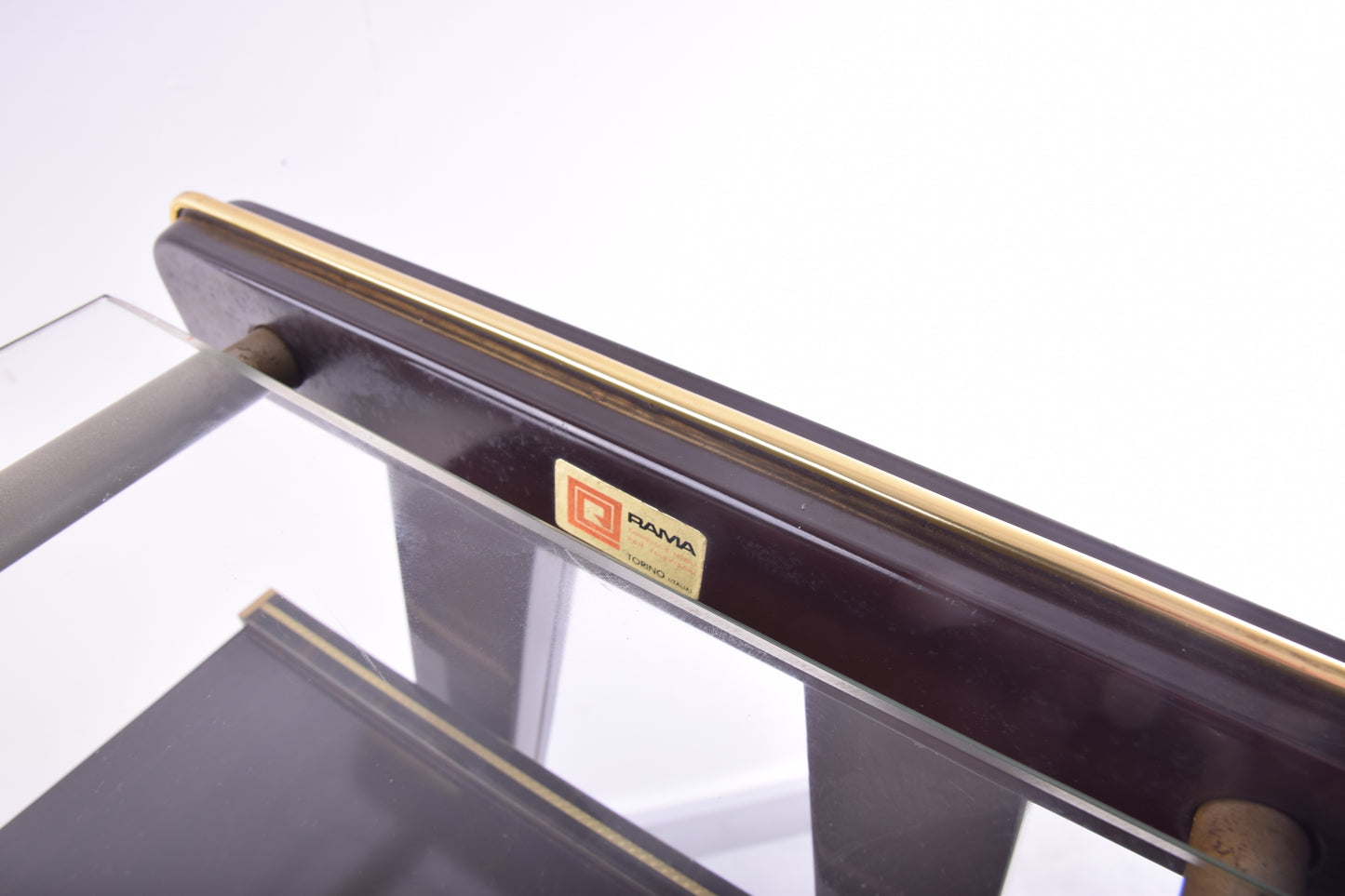 Barek RAMA podświetlany Włochy Mid-Century Modern lata 50./60. 80x84x42 cm