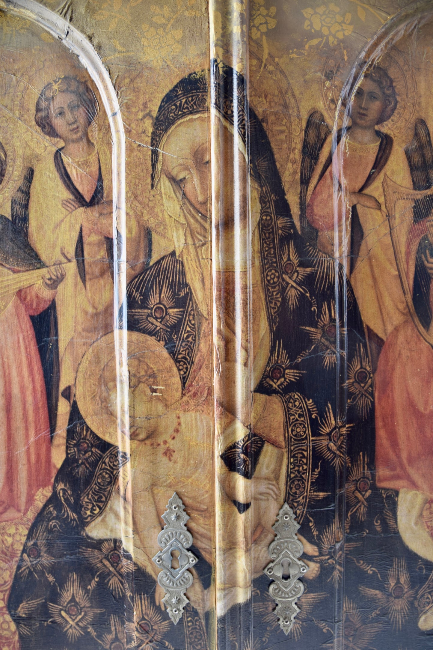 Bieliźniarka komoda Vertico  unikalny zdobiony front Botticelli 140x98x50 cm