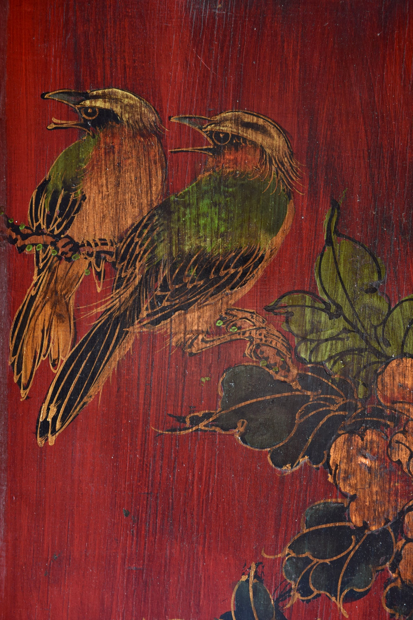 Sztuka Chin ręcznie malowana szafka, kredensik bogato zdobiona 175x65x50 cm