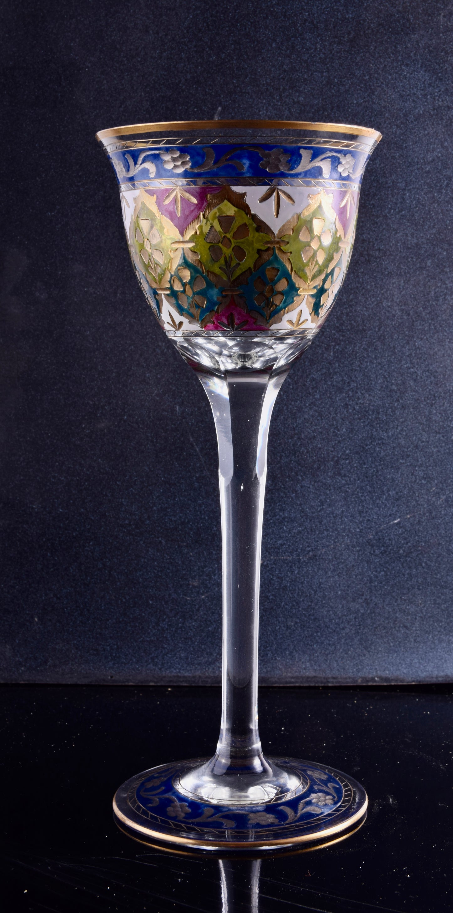 Muzealny Kielich Romer „Jodhpur” – Huta Józefina, ok. 1912-1925 r. 20cm