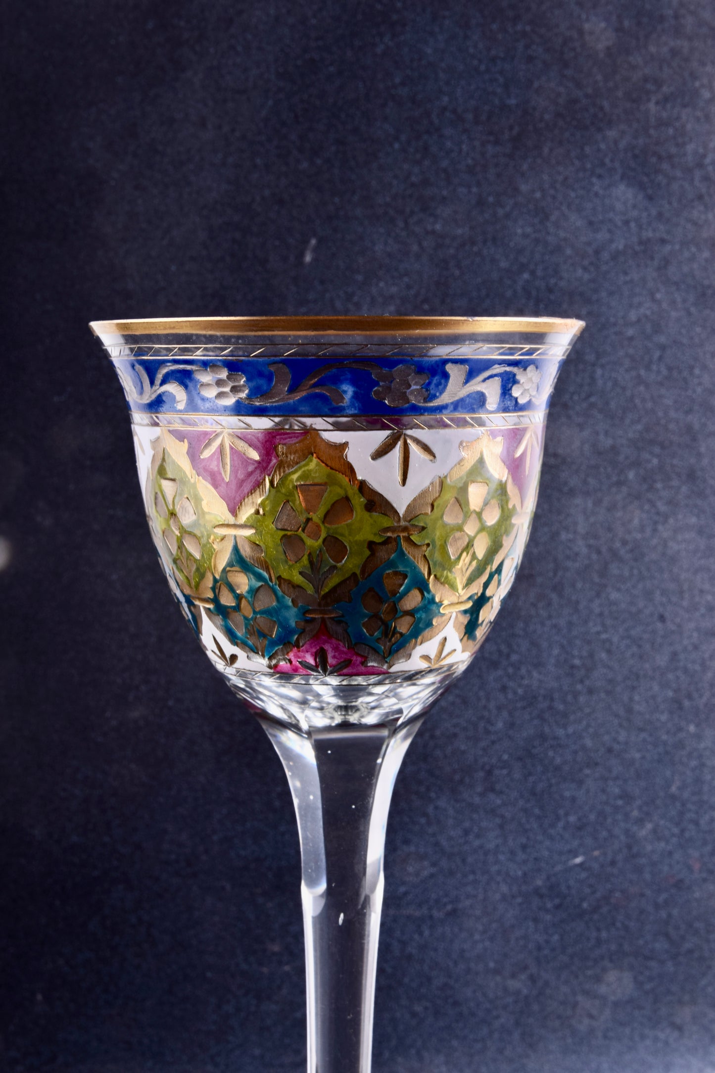 Muzealny Kielich Romer „Jodhpur” – Huta Józefina, ok. 1912-1925 r. 20cm