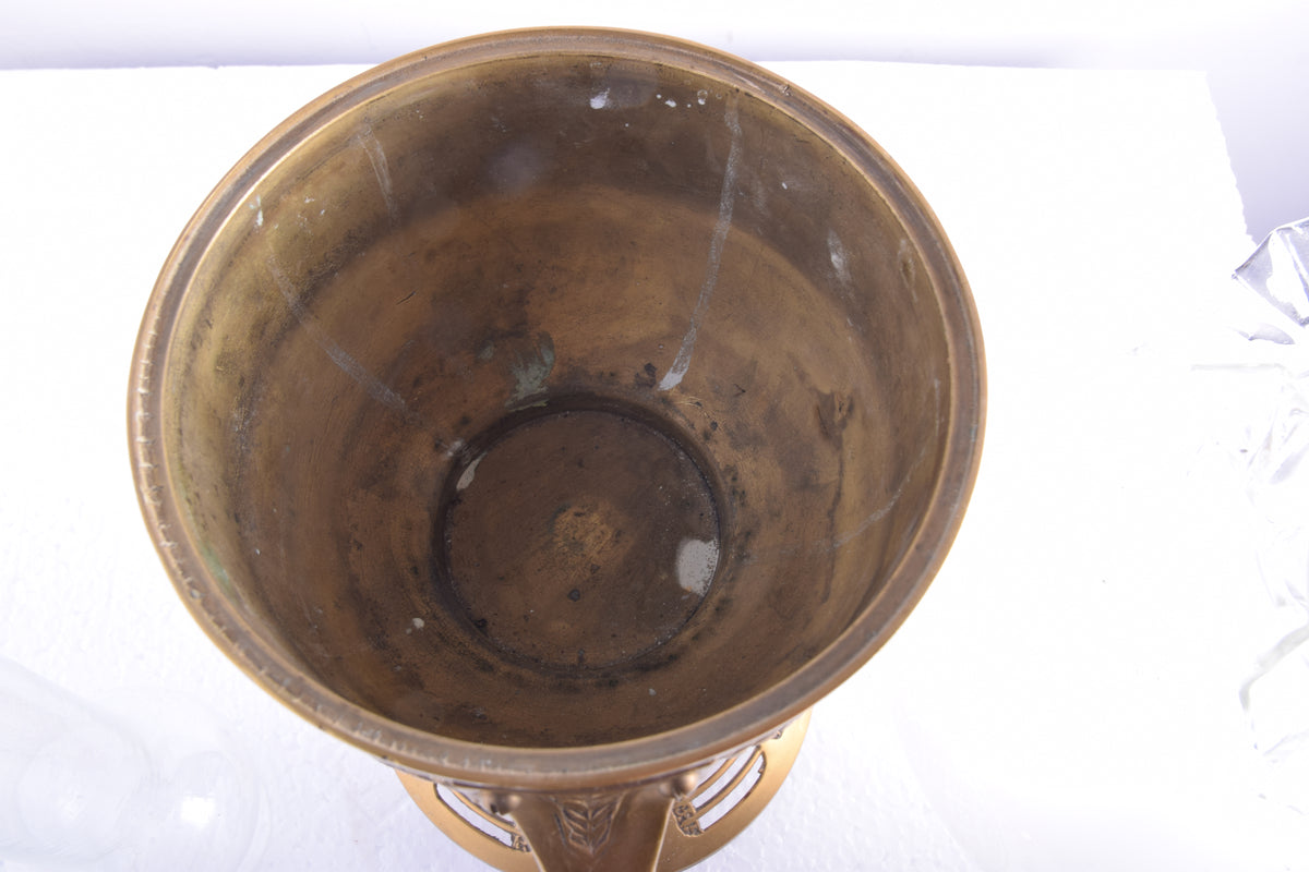 Lampa Naftowa EMPIRE XIXw Klosz MYŚLIWSKI Jeleń Pies 100% Oryginał 58x20 cm